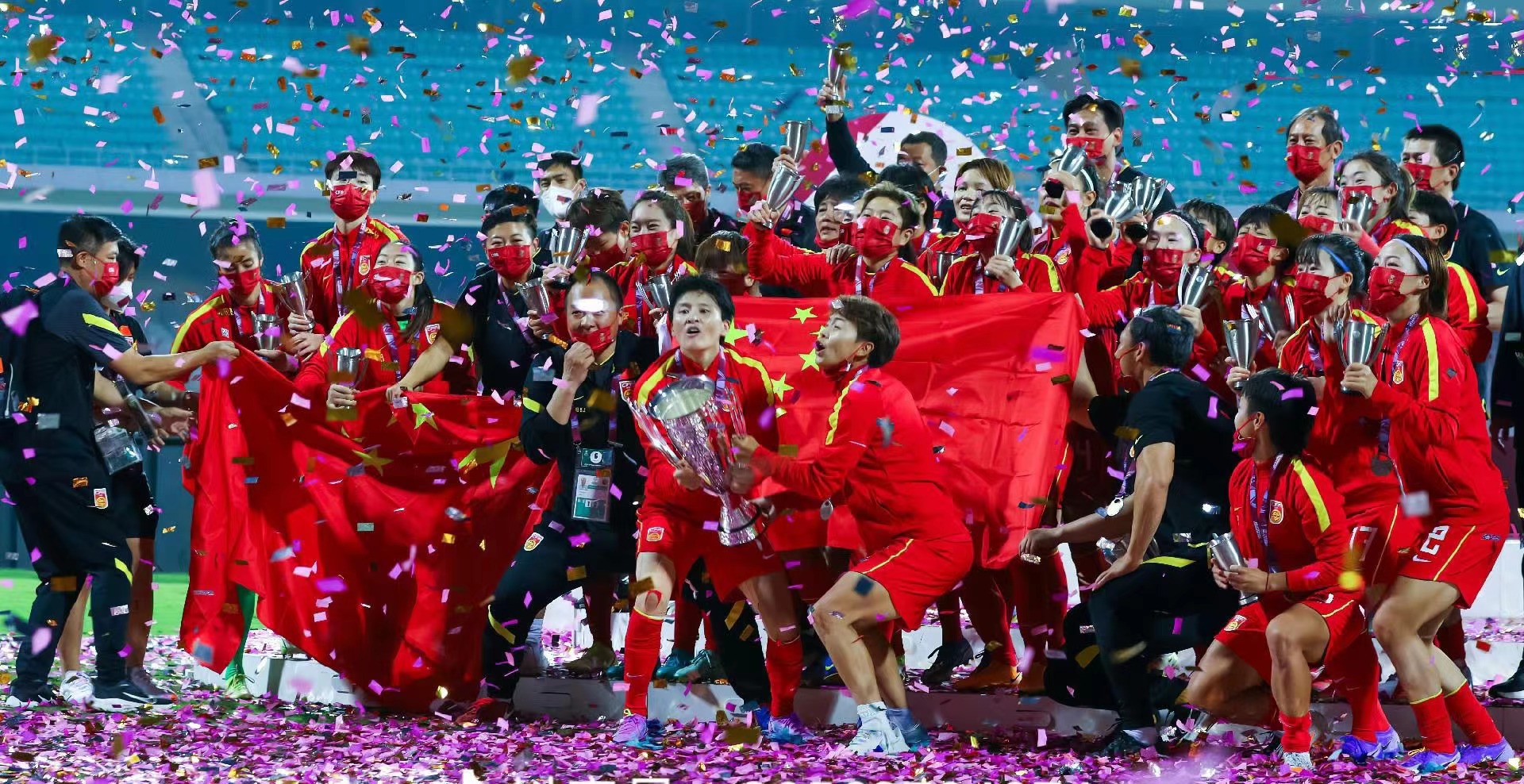 关于中国女足终于夺得亚洲杯冠军！展现国家体育实力的信息